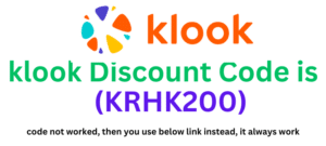 klook Discount Code (KRHK200) you get a ₹1000 discount on your booking.