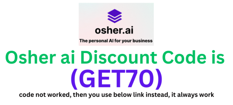 Osher ai Discount Code (GET70) you'll 80% off your plan purchase.