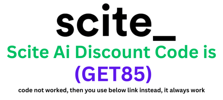 Scite Ai Discount Code (GET85) 60% discount on your plan purchase.