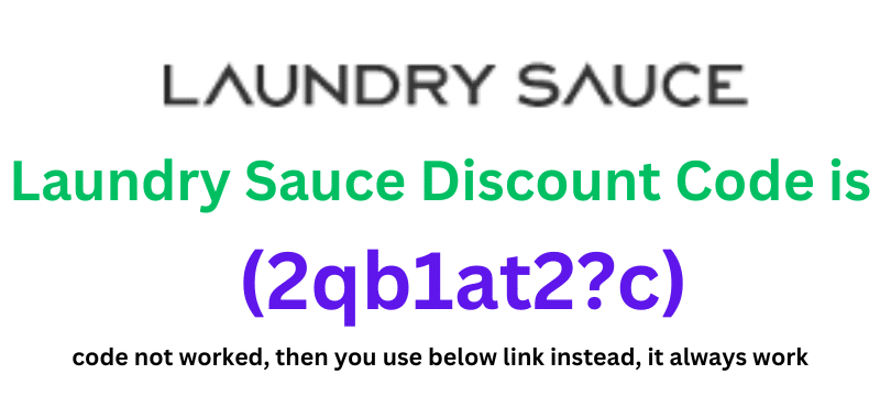 Laundry Sauce Discount Code (2qb1at2?c) 60% discount on your order.