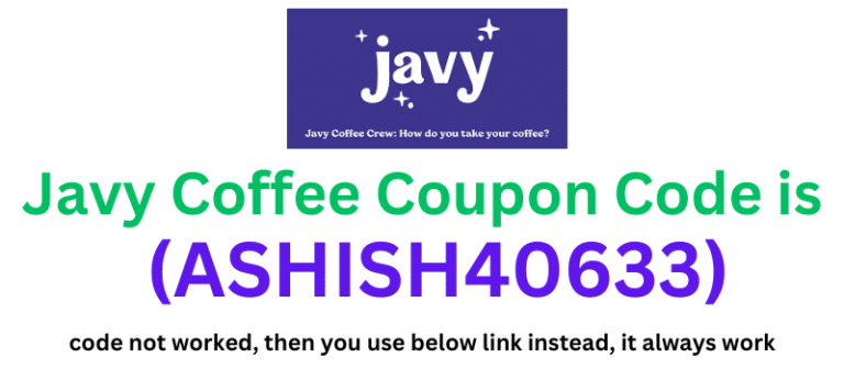 Javy Coffee Coupon Code (ASHISH40633) 75% off your first order.