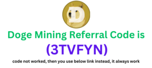 Doge Mining Referral Code (3TVFYN) 30% lower mining fees for DOGE!
