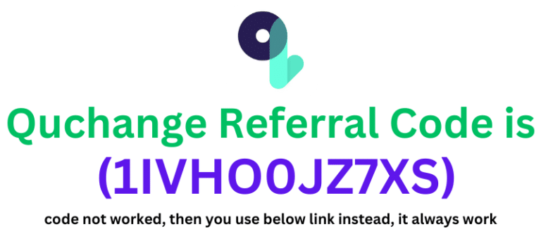 Quchange Referral Code (1IVHO0JZ7XS) 10% rebate on trading fees.