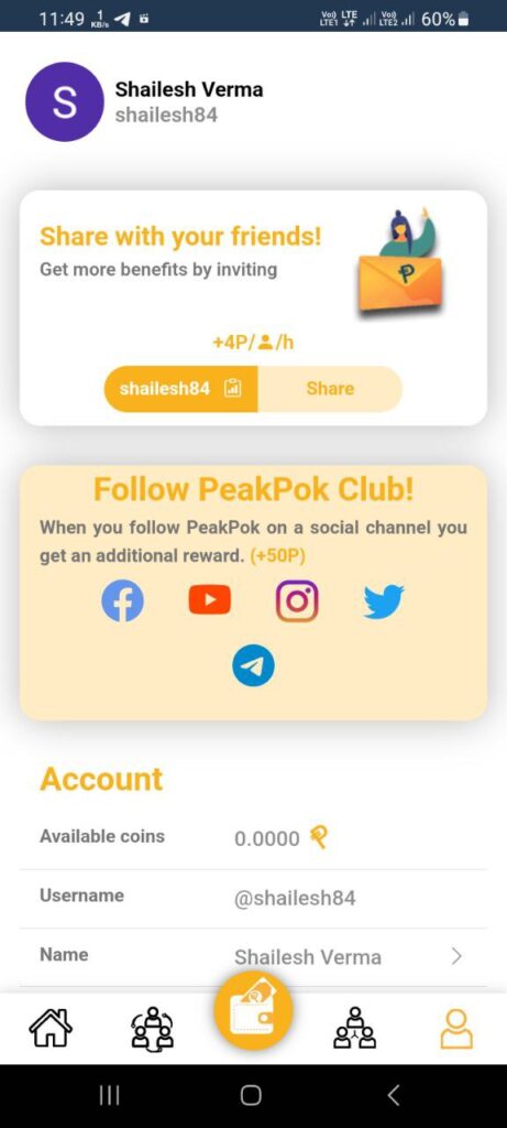 Peakpok Referral Code (shailesh84) get 100 PeakPok Tokens.