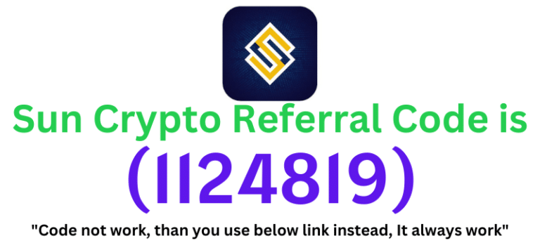 Sun Crypto Referral Code (1124819) get 40% rebate onn trading fees