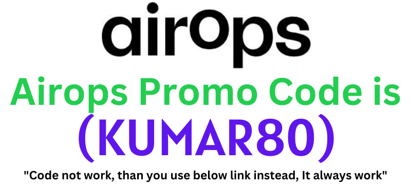 Airops Promo Code (KUMAR80) get 80% discount on your plan purchase