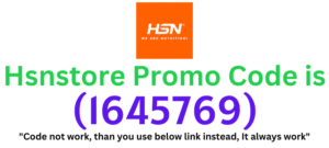 Hsnstore Promo Code (1645769) get 70% off your purchase.