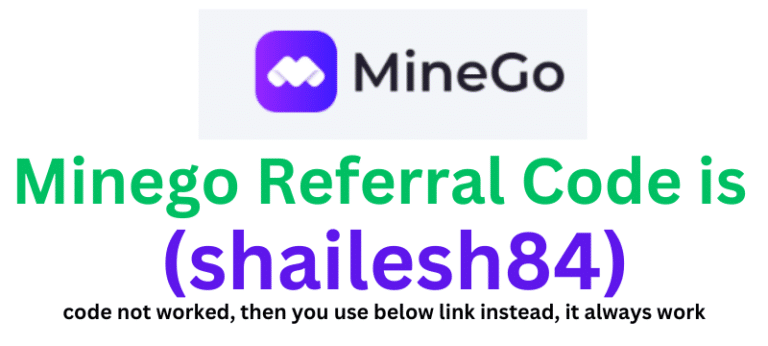 Minego Referral Code (shailesh84) get $5 signup bonus.