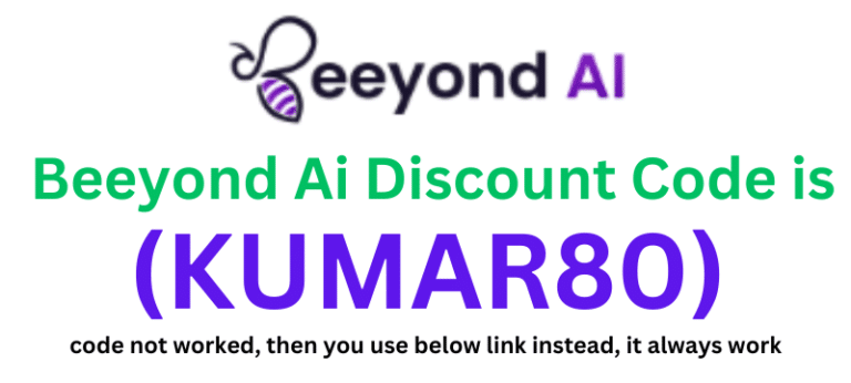 Beeyond Ai Discount Code (KUMAR80) get 60% discount on your plan purchase.