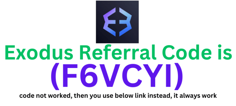 Exodus Referral Code (F6VCYI) get 75% rebate on trading fees.