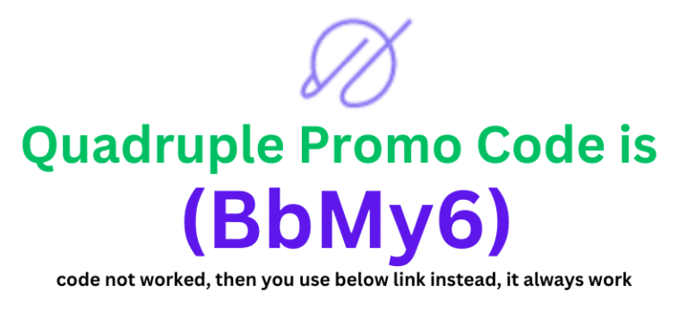 Quadruple Promo Code (BbMy6) get 40% discount on your plan purchase
