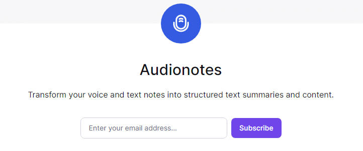 Audionotes Promo Code (BbMy6) Get 85% Off Your Plan.