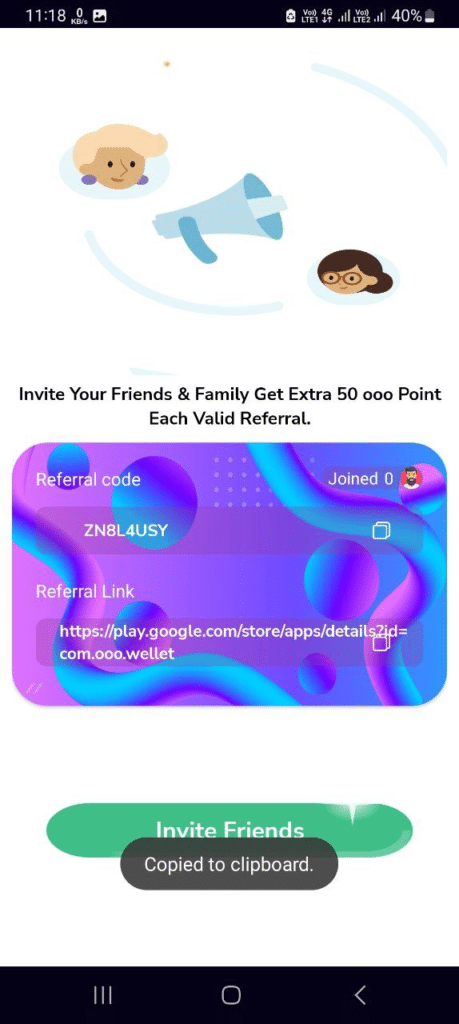 OOO Wellet Referral Code (ZN8L4USY) Get $10 As a Signup Bonus.