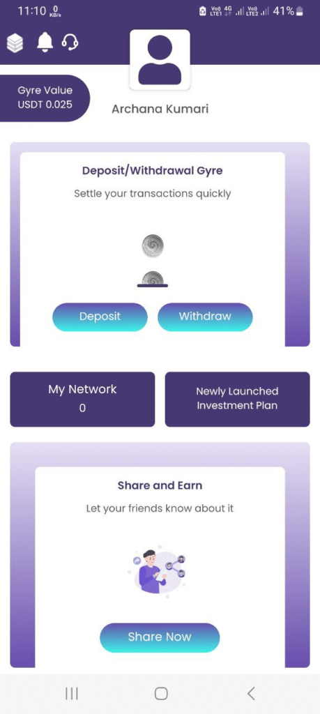 Gyre Network Referral Code (5MQDW7) Get $70 Signup Bonus.