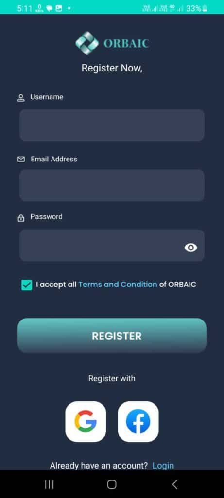 Orbaic Referral Code (2154712) get $10 as a signup bonus.