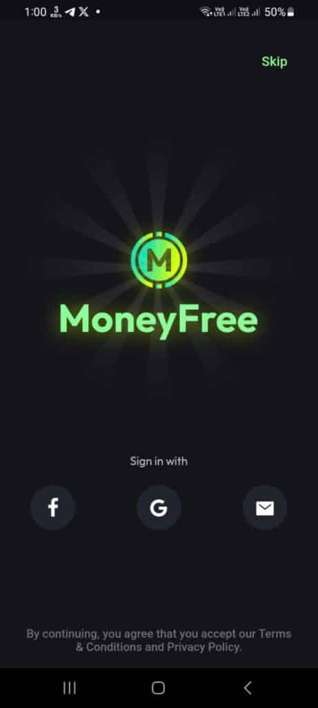 Moneyfree Referral Code (shai84) get ₹150 as a signup bonus.