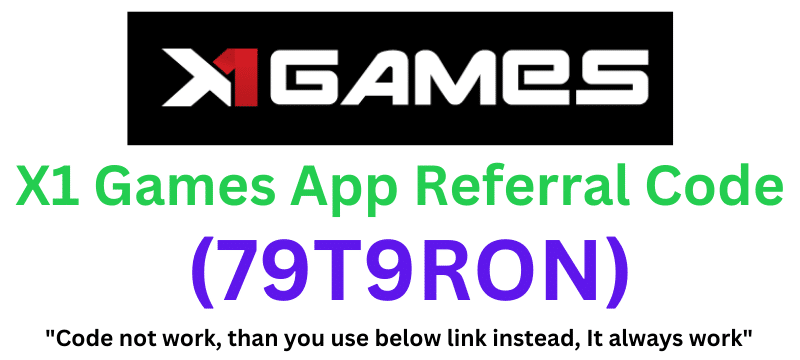 X1 Games App Referral Code (79T9RON) Get ₹200 As a Signup Bonus