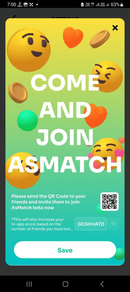 Asmatch Invitation Code (GC6XHATD) Get $50 Signup Bonus.