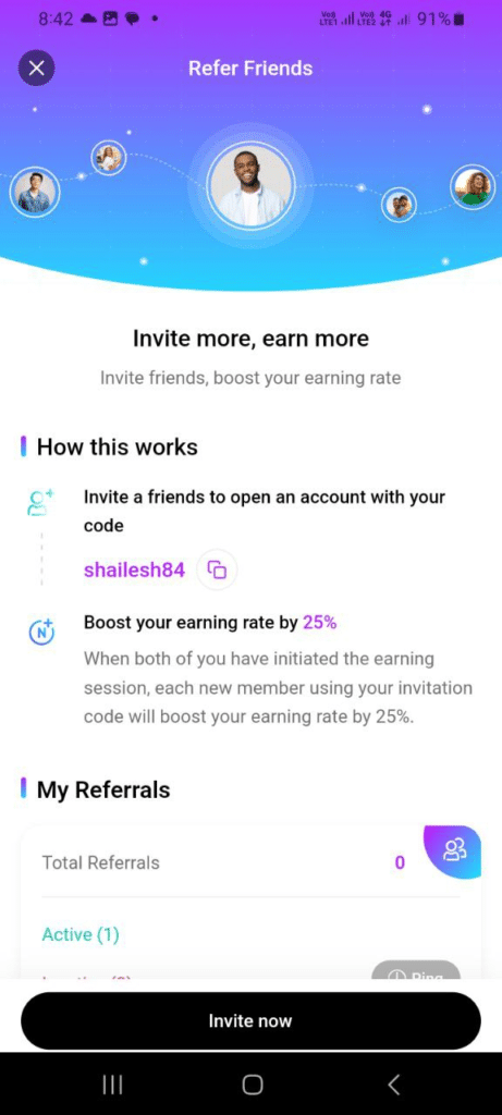 Nova Network App Referral Code (shailesh84) Get $50 Signup Bonus.