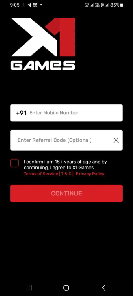 X1 Games App Referral Code (79T9RON) Get ₹200 As a Signup Bonus.