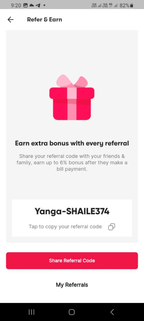 YangaPlug App Referral Code (Yanga-SHAILE374) Get $20 As a Signup Bonus.