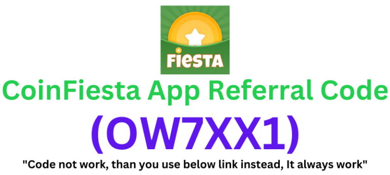CoinFiesta App Referral Code (OW7XX1) Get ₹100 Signup Bonus
