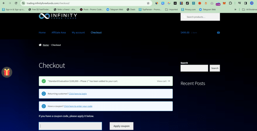 Infinity Forex Funds Coupon Code | Grab 30% Discount.