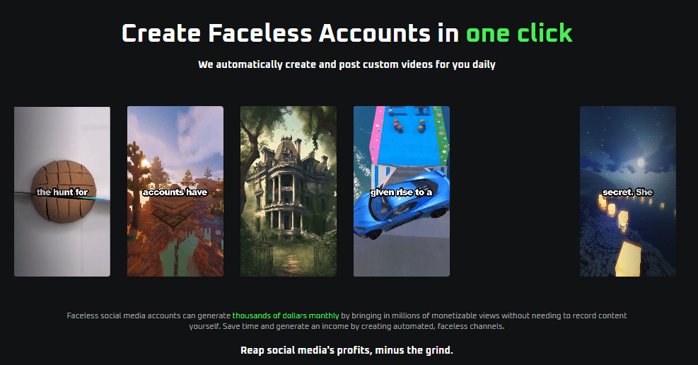 Faceless Video Promo Code (Use Referral Link) Claim 60% Discount.