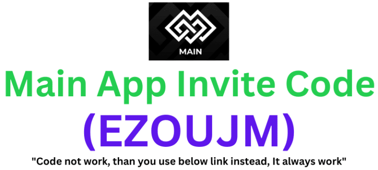Main App Invite Code (EZOUJM) Get 25% More Bonus Tokens!