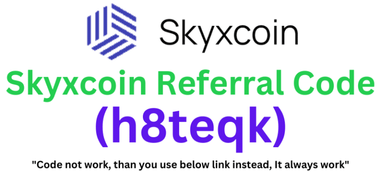 Skyxcoin Referral Code (h8teqk) Get 30% Off On Trading!