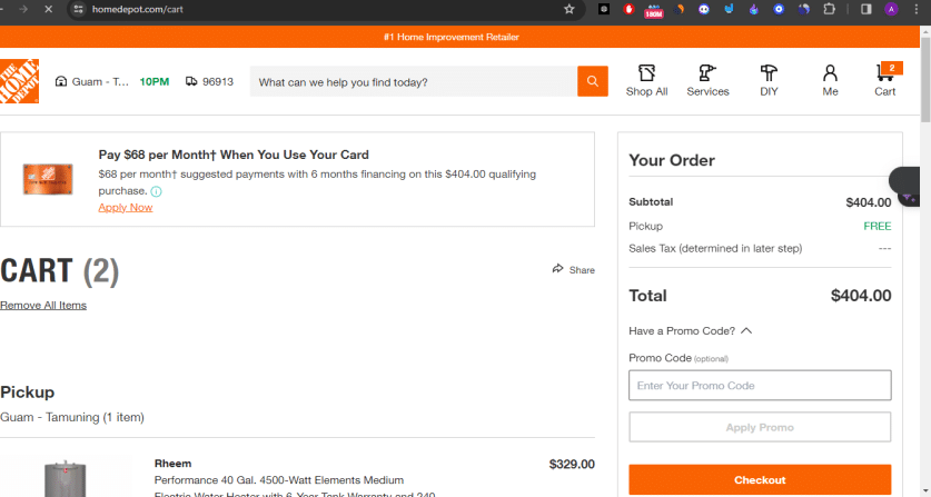 Home Depot Promo Code (Use Referral Link) Get 60% Discount.