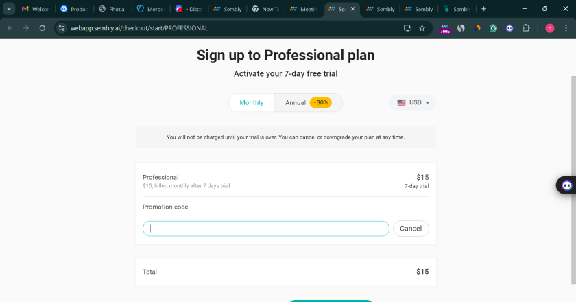 Sembly AI Promo Code | Get 30% Discount!