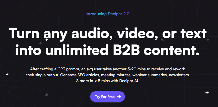 Deciphr AI Promo Code | Flat 50% Off!