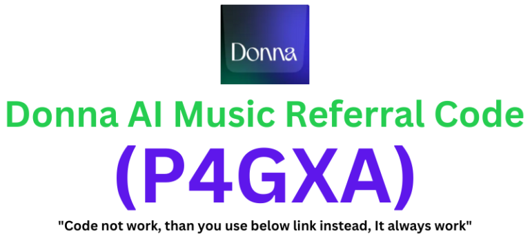 Donna AI Music Referral Code (P4GXA) Get 10% Off On Subscription!