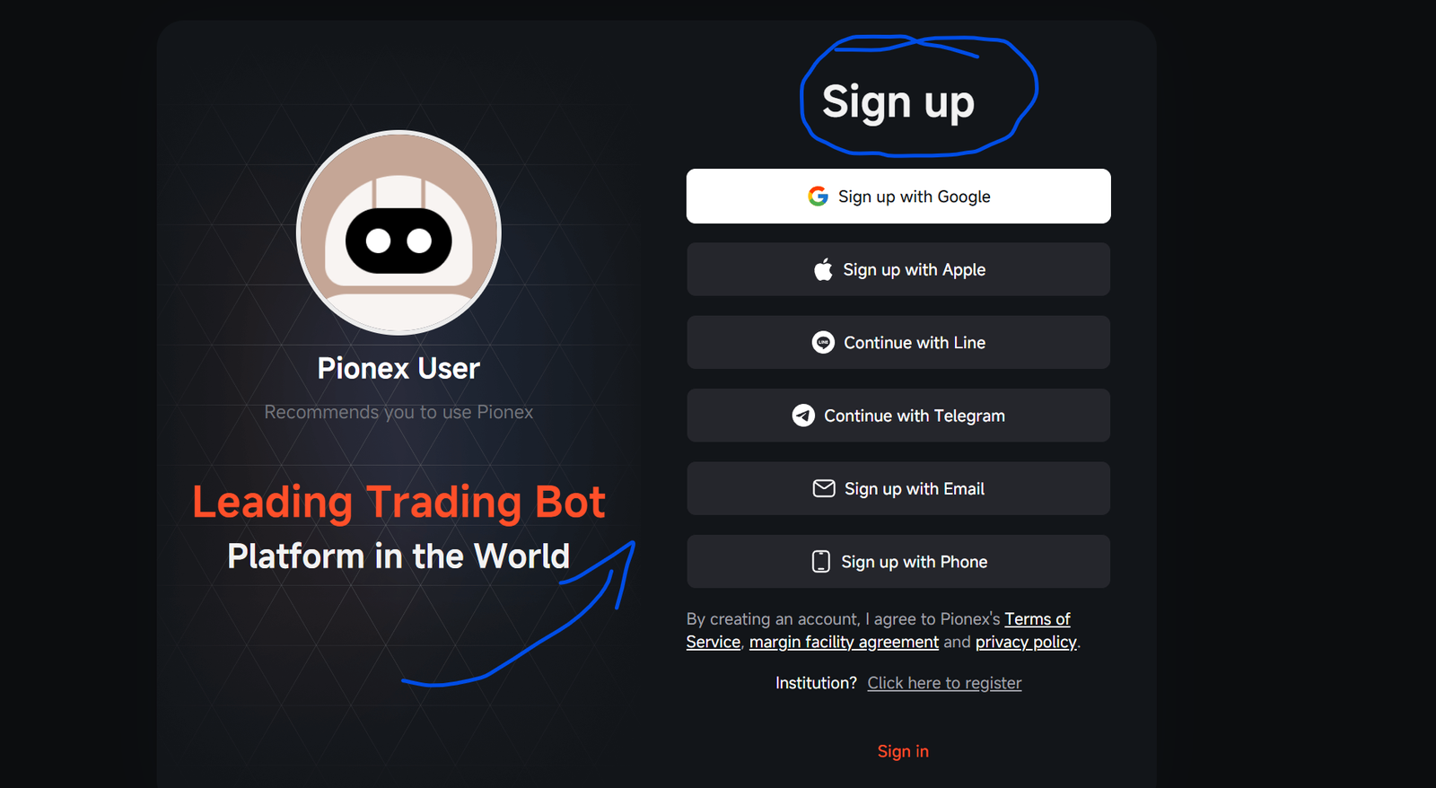 Pionex Referral Code