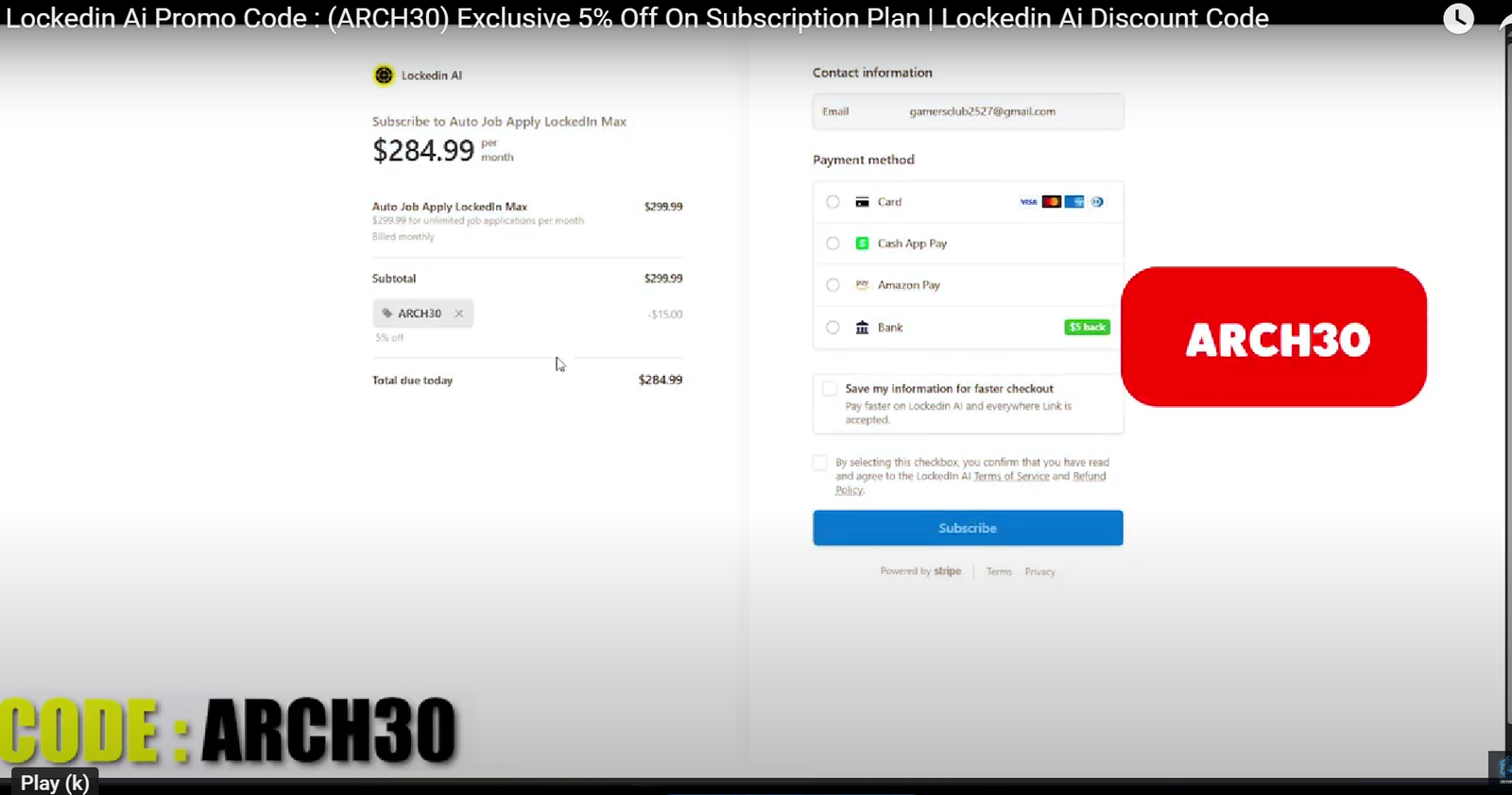 How to Use the Lockedin Ai Promo Code
