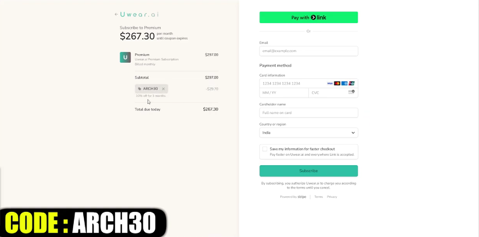 How to Use the Uwear.Ai Promo Code