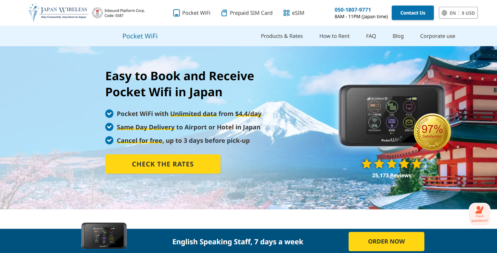 Reasons JapanWireless Tops the List