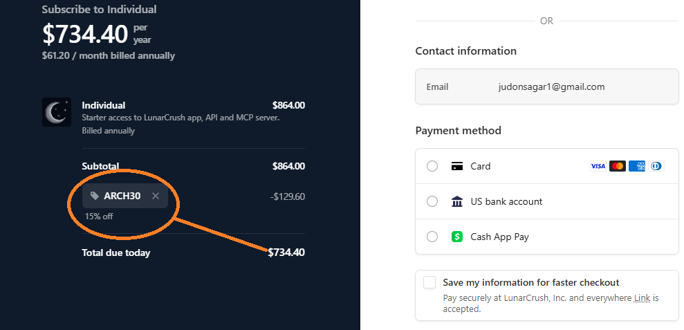 LunarCrush Promo Code